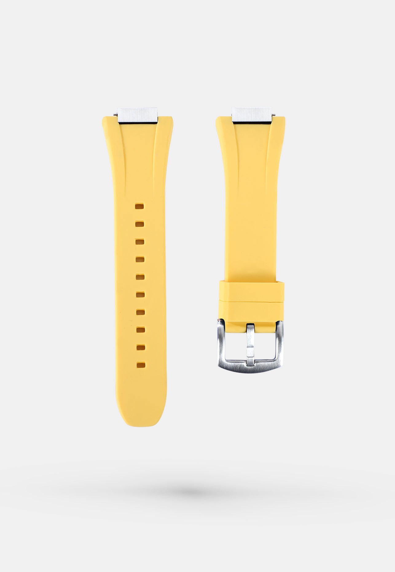 Yellow Sorento -  Silicone Apple Watch Band  - Imperial OAK - 44mm